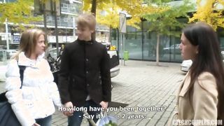 Amatőr pár pénzért reszel