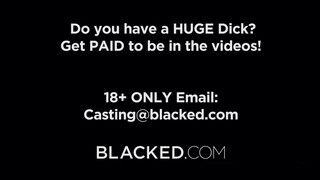 Blacked - Világos Szőke zsenge bige és a néger pénisz