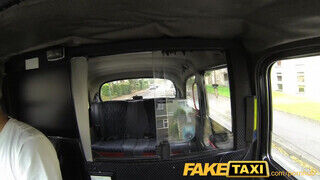 FakeTaxi - vöröses világos szőke skót gádzsi a taxiban