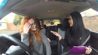Fake Driving School Marilyn Sugar barna szenvedélyes harisnyában