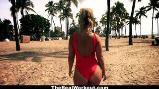 TheRealWorkout - A hatalmas popós Kelsi keményen megkettyintve