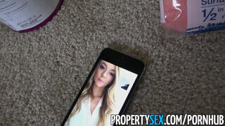 PropertySex - a nőci gyorsan rábukott a faszomra