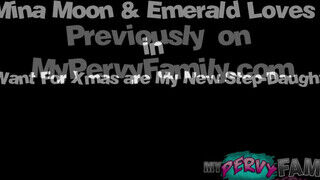 Mina Moon és Emerald karácsonyi kamatyolása