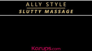 Karups - Ally Style a szexy masszőr pipi